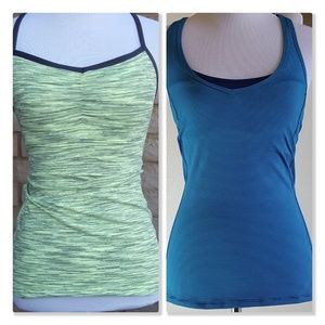 Lot of 2 Lucy Activewear Racerback Bra Tops